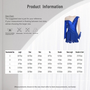 Trajes de Danza Lírica para Mujer, Body de Patinaje Artístico, Vestido de Chiffon para Gimnasia y Danza Latina - Product Image 6