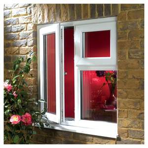 Prima Custom moderna in plastica UPVC grandi <span class=keywords><strong>finestre</strong></span> in vetro temperato orizzontale esterno finestra scorrevole e porta - Product Image 6