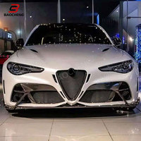 Kit carrosserie de pare-chocs avant en fibre de verre/fibre de carbone de style GTAM de haute qualité pour Alfa Romeo Giulia 2015-2021
