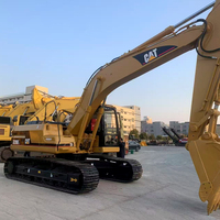 Excavatrice d'occasion CAT 320BL 20 tonnes, pelle sur chenilles hydraulique Caterpillar d'origine pour travaux de terrassement