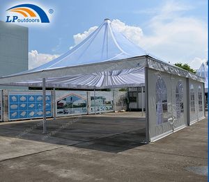 Marco de aluminio Marquee Carpa de boda de lujo Pagoda Marquee Carpa para <span class=keywords><strong>alquiler</strong></span> Evento al aire libre 10x10 - Product Image 4