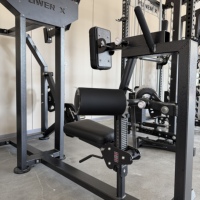 Machine à Rame Iso-Latérale à Charge Libre PowerX avec Poignée Rotative pour Entraînement du Dos et Musculation Professionnelle