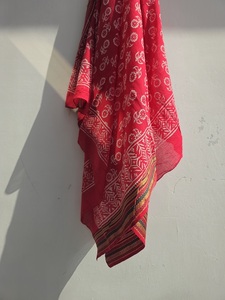 Pareos y Bufandas de Madera Hechos a Mano con Estampado de Bloques, Ropa de Playa Ligera y Elegante para Mujer, Proveedor Mayorista - Product Image 4