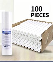 Filter Sedimen Kapas BB PP 5 Mikron 10 Mikron Tahan Lama Aliran Tinggi Pembersihan Otomatis 100 GPD Kartrid Pengganti Hotel Rumah Tangga