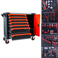 Chariot à outils professionnel mobile pour garage et atelier, chariot à outils compact et robuste avec roues, chariot à outils avec armoire à outils