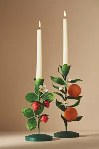 Modern European Style Minimalist Metal Candlestick Holder Elegant Candlelight Dinner Decoration for Birthdays with <b>Candle</b> <b>Jars</b> - Product Image 3