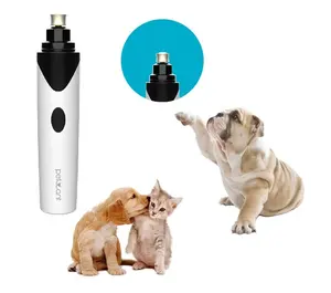 USB Charging Electric Pet Nail Trimmer Low Noise Pet Cats Dogs Nail Grinder Dog Nail Polisher