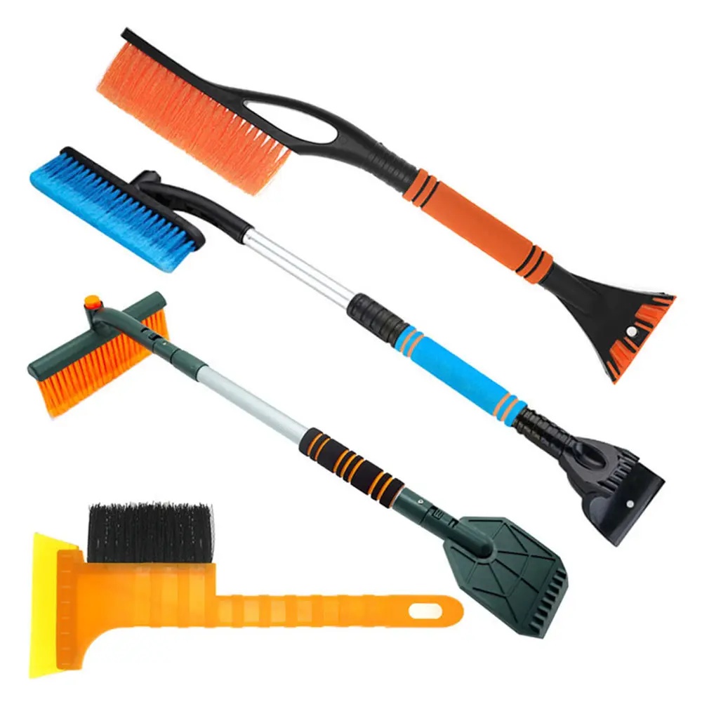 Wholesale For CarsTrucks, SUVs 27inches Snow Brush and Detachable Ice Scraper with Ergonomic Foam Grip