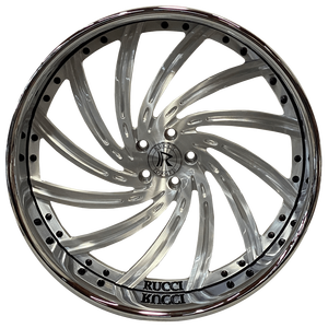 Hai mảnh sang trọng rucci 15-26 inch 5x127 5x112 Vàng sâu món ăn giả mạo vành bánh xe với nắp nổi cho Chevrolet Ford AMG - Product Image 2