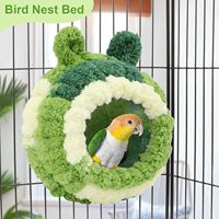 Nichoir pour oiseaux, maison de reproduction, abri chaud d'hiver pour les canaris, les perruches, les cockatoos, les agapornis, les perroquets, les lit d'hiver pour oiseaux