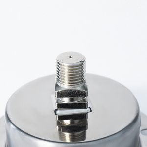 Aço inoxidável Brass Joint Digital Caldeira Manômetro Manômetro de pressão de óleo massa de alta qualidade 0-15Psi Range YN60 Model - Product Image 5