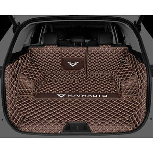 Alfombrilla para maletero de coche, alfombra con forro de carga para Kaiyi Kunlun Gtv Kain <span class=keywords><strong>X7</strong></span> <span class=keywords><strong>Evo</strong></span> 8 2022 2023 2024 2025 2026, Kit de accesorios, alfombra con cubierta trasera para maletero - Product Image 4