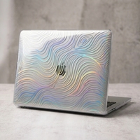 Étui holographique personnalisé pour Macbook Pro 13.3 Air avec impression par transfert thermique, protection antichoc anti-rayures pour ordinateur portable