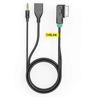 Interfaz de Música AMI MMI, Cargador USB, Cable Auxiliar con Conector de 3.5 mm para VW AUDI S5 Q5 Q7 A3 A4L A5 A1
