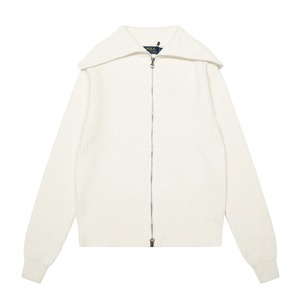 เสื้อสเวตเตอร์ไหมพรมถักสไตล์เกาหลี ยี่ห้อ Shi Yiqi ผ้าฝ้ายแท้ 100% ไม่เป็นขุย ดีไซน์ทันสมัย สวมใส่สบาย ทรงหลวม คอจีน สำหรับผู้หญิง ฤดูใบไม้ร่วง ฤดูหนาว - Product Image 2