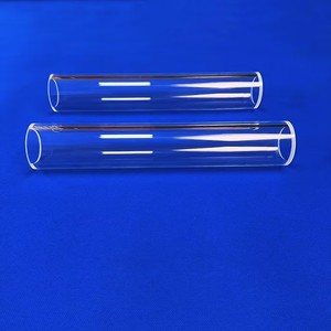 Tubo di quarzo con flangia di quarzo resistente alle alte Temperature tubo di quarzo - Product Image 1