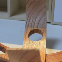 Porte-bouteille en bois acuqé, personnalisé, 50 pièces, forme incurvée, logo personnalisé, pour présentoir de vin, de bière ou de raisin