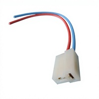Connecteur électrique mâle-femelle 2 broches 6,3 mm, faisceau de câbles pour moto