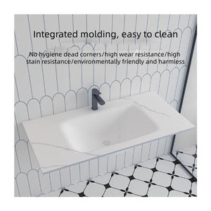 Prezzo <span class=keywords><strong>di</strong></span> fabbrica integrato <span class=keywords><strong>roccia</strong></span> lastra <span class=keywords><strong>di</strong></span> piegatura a caldo un pezzo bagno lavandino con grande qualità - Product Image 3