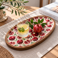 Plateaux de service de Noël en gros d'usine, assiettes et plateaux de service personnalisés à motifs pour la restauration et la maison – Vente chaude
