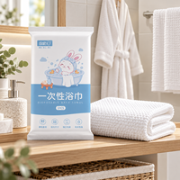 Serviette de Bain Jetable en Coton Non Tissé Personnalisable avec Logo – Douce, Absorbante, Écologique, Biodégradable, Usage Unique pour Hôtels, Voyages, Spas, Usage Privé
