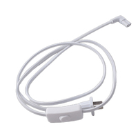 CCC-Zertifizierter Chinesischer 2-Poliger Flachstecker Rechtwinklig IEC C8 Figur 8 Gummi IP55 Stromkabel 2*0,75mm für TV Monitor Lautsprecher