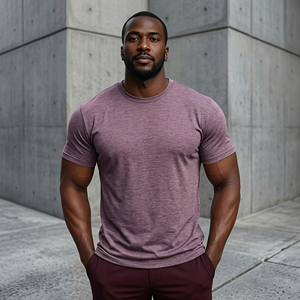 GYM Garment Factory Wholesale Custom Women Men Tees Sweat Absorbent Breathable Stretchy Fitness Quick Dry Sports Running T-<b>shirt</b> - Product Image 1