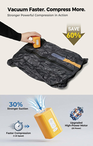 IP67 Waterproof Vacuum Compression Travel Bags with Pump 18L Reusable Space Saver Packing Cubes for <b>Suitcase</b> Backpack Luggage - Product Image 3