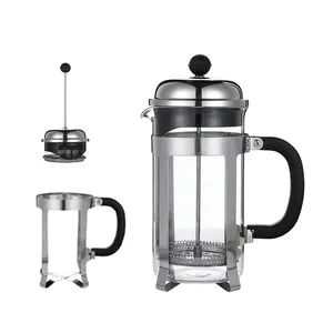 Edelstahl French Press Kaffee maschine 32 Unzen Filtration system Glas French Coffee Press