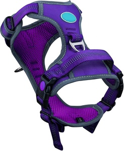 Aksesori hewan peliharaan rompi Harness hewan peliharaan pegangan lembut tali tebal anjing - Product Image 1