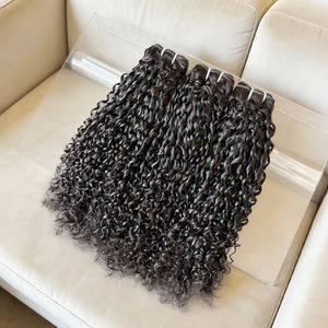 Extensions de Cheveux Humains Bouclés Pixie Brésiliens 100% Naturels, Lot de Tissages Bouclés de 24 Pouces, Couleur Naturelle - Product Image 2