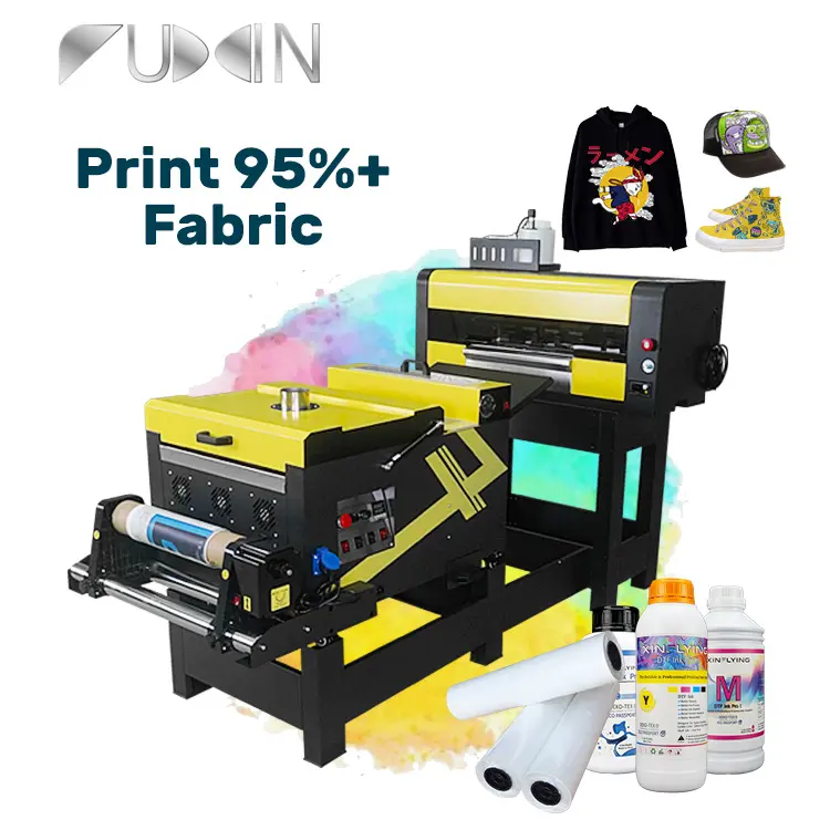 2023 New Type Hot Sales Home Use 42cm A2 2pc XP600 Head T-shirt Customized Printer Digital Print DTF Printer with Powder Shaker