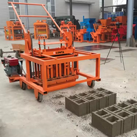 Machine à fabriquer des blocs de pavés creux et pleins emboîtables LONTA QM4-45 de 4, 5, 6 et 8 pouces pour la fabrication de briques en ciment et béton