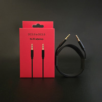 Câbles audio-vidéo auxiliaires Hi-Fi pour voitures, extension stéréo DC 3.5 mâle vers DC 3.5 mâle
