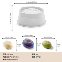 Moule en silicone de grande taille pour gâteau mousse aux fruits, qualité alimentaire LFGB FDA, personnalisable, pour pâtisserie DIY, chocolat, pour boulangerie