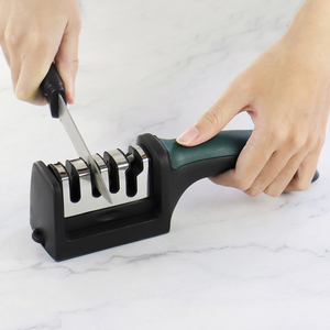 Aiguiseur de couteaux de cuisine 4-en-1 à 4 étapes, accessoires pour couteaux, tige d'affûtage pour aider à restaurer et polir les lames - Product Image 2