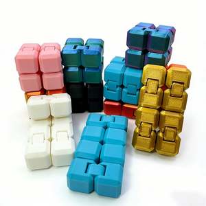 Blue <strong>Rubics</strong> <strong>Cube</strong> Custom Stress Relief Toy - Product Image 1