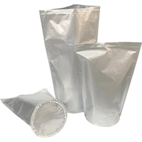 Sacs en aluminium à fond rond en gros |   Pochette autoportante thermoscellable et résistante aux produits chimiques pour usage industriel