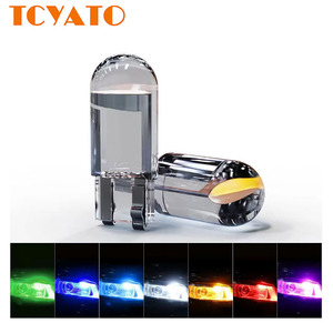 TCYATO หลอดไฟ LED คุณภาพสูง T10 คริสตัลใส COB ความสว่างสูง W5W ไฟอ่านหนังสือ ไฟส่องภาพ ไฟขนาดเล็ก - Product Image 2