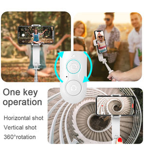 <span class=keywords><strong>Estabilizador</strong></span> de teléfono <span class=keywords><strong>L09</strong></span>, palo de selfi plegable con luz led, trípode, varilla telescópica, cardán de mano - Product Image 3