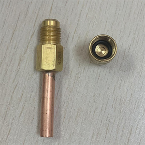 วาล์วเติมน้ำยาแอร์ซานฮัว R410A ทองแดง แบบทางเดียว อะไหล่เครื่องปรับอากาศ ตู้เย็น แบบอังกฤษ - Product Image 3