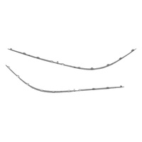 Bande de garniture de pare-chocs avant argentée de remplacement OLIVER pour Mercedes CLK-Class W209 (2006-2009) – Pièce auto 2098850921 2098851021