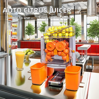 Fruit Sinaasappelsap Citroensap Commerciële Elektrische Automatische Citrus Sinaasappelpers Squeezer Machine
