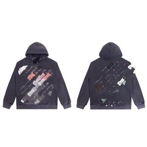 Felpa con Cappuccio God <span class=keywords><strong>di</strong></span> Alta Qualità, 100% Cotone, Traspirante, Taglie Grandi, Streetwear Pesante per Uomo - Product Image 5