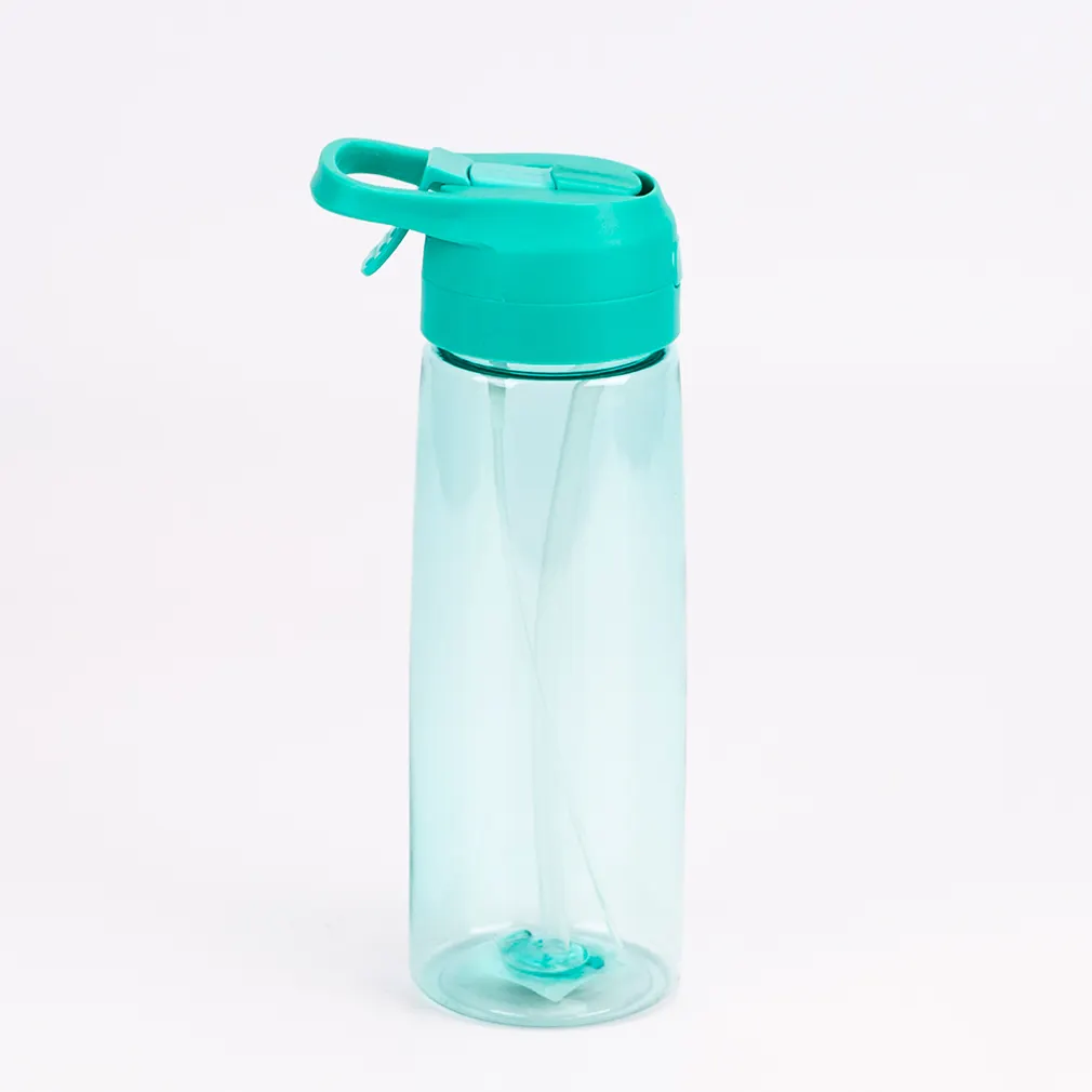 BPA Free Water Bottle Custom Plastic New Product 2023 Fashion 750ml Sport Straw Type with Lid Eco-friendly CE / EU Applicable