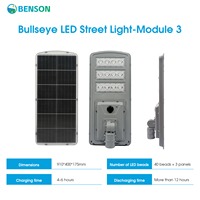 Lampadaires solaires BENSON pour l'extérieur, LED IP65 étanches, 100W/120W/200W, éclairage de jardin chinois