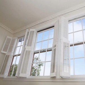 आधुनिक शैली के इंटीरियर विंडो वृक्षारोपण शटर्स लकड़ी/pvc विनाइल लोकप्रिय सादगी फैशन - Product Image 5