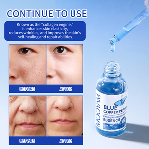 Esencia de Péptidos de Cobre Azul de Marca Privada OEM, Antienvejecimiento, Reafirmante de la Piel, Reduce las Líneas Finas, Antioxidante, Iluminadora, Esencia para el Cuidado de la Piel - Product Image 4