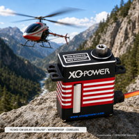 Servomoteur numérique micro sans noyau 7 kg XQ-S2007D, engrenage en acier inoxydable, aluminium, étanche, haute vitesse, pièces pour hélicoptère RC 6V-8.4V