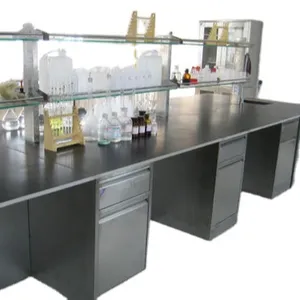 מעבדה חדש סגנון מותאם אישית נירוסטה Workbench עבודה שולחן צד ספסל